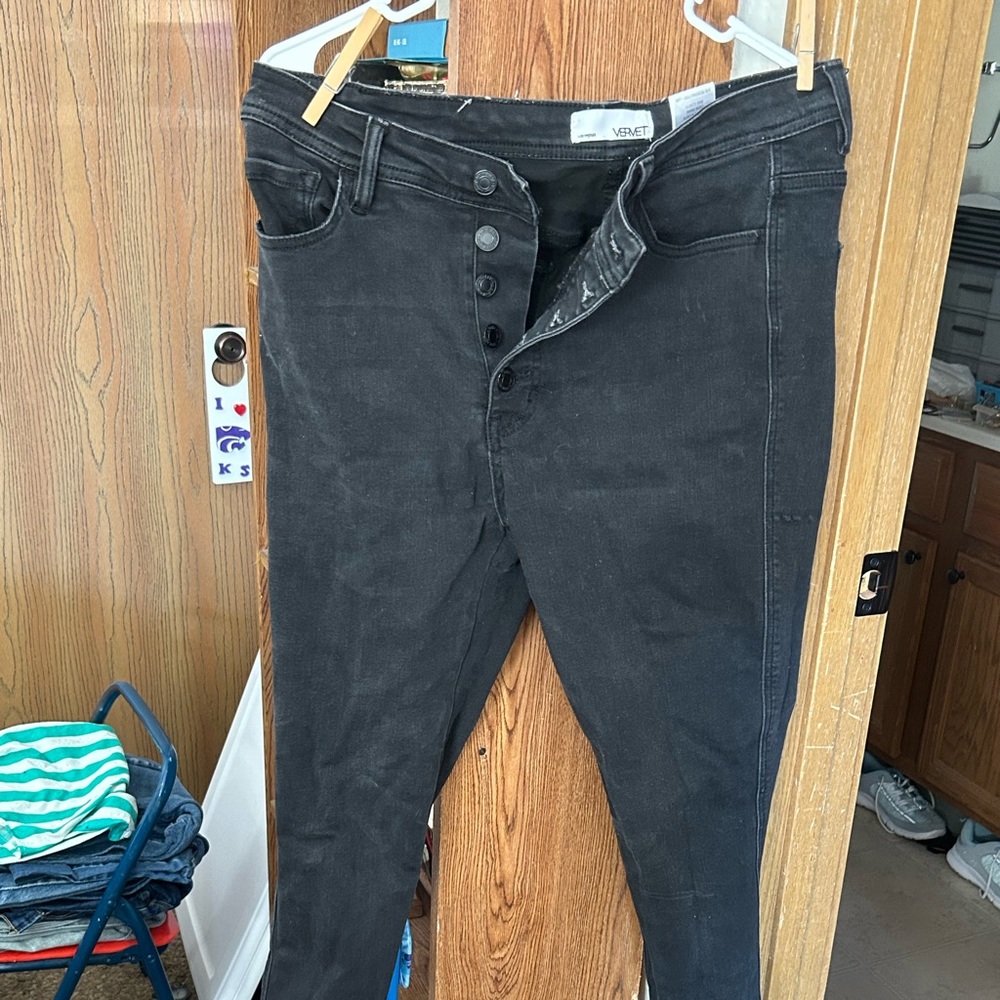 Women’s jeans. Black. Rarely worn